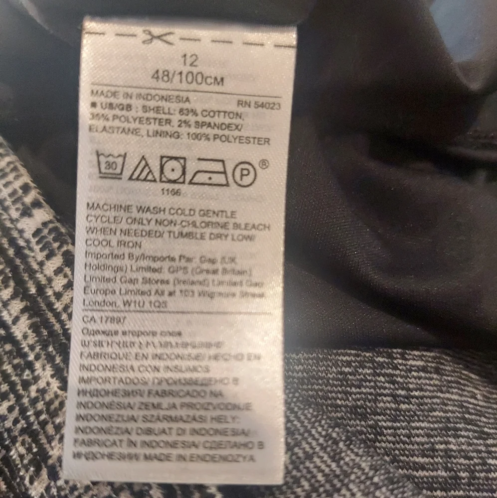 NWT Banana Republic tweed skirt size 12 - Picture 6 of 6